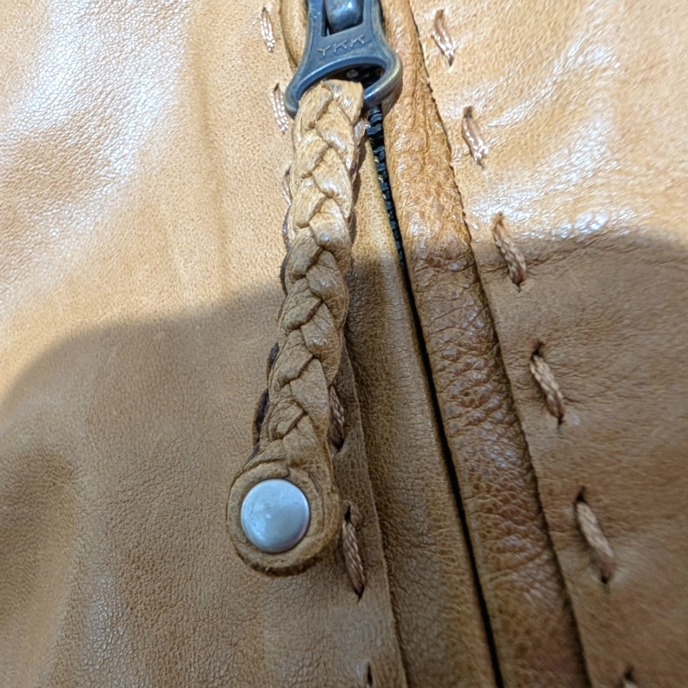 VERAPELLE italian leather Jacket Size IT 44 US 8 - Picture 6 of 13